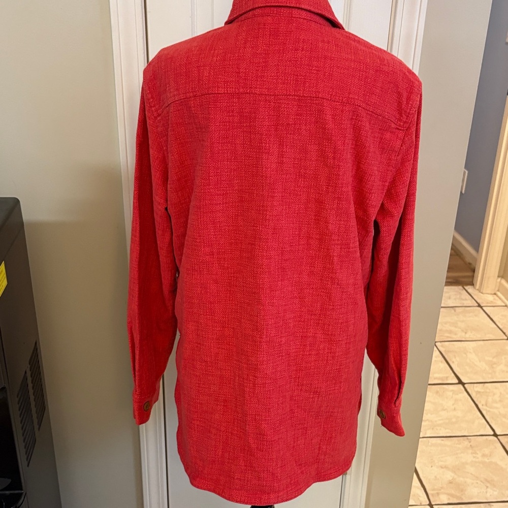 Banana Republic Poppy Seed Red Utility Jacket - Picture 5 of 11
